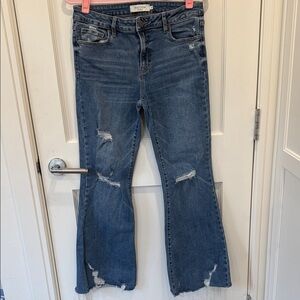 HIDDEN Women’s Distressed Blue Jeans